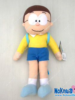 เพื่อนโดเรมอน ตุ๊กตา โนบิตะ ผ้าทีเอฟ (ไม่มีขน) M-14"