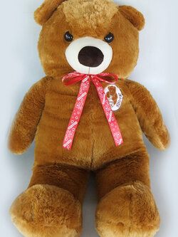 ตุ๊กตา หมียืน ผ้าขนนุ่ม จัมโบ้ วัดยืนสูง120ซม.(48") / วัดนั่งสูง 80ซม.(32")