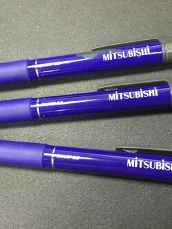 สกรีนปากกา MISSUBISHI