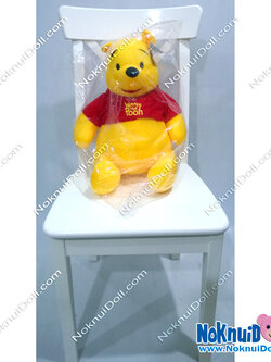 ตุ๊กตา หมีพู รุ่นธรรมดา ผ้าTF (ไม่มีขน)