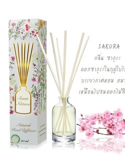 Scentnature ก้านไม้หอมอโรม่าปรับอากาศScentnature กลิ่น Sakura