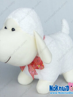 ตุ๊กตา แกะเบบี้ ผ้าขนหนู เล็ก(พิเศษ)-ยาว12นิ้ว