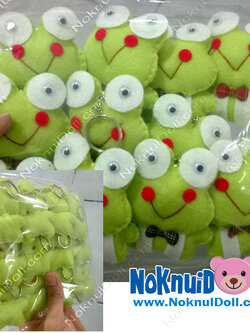 พวงกุญแจแฮนด์เมค 2.5" ตุ๊กตา กบ