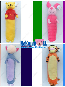 หมอนข้าง หมีพู + เพื่อน Pooh&Friends ถอดปลอกได้ 26"