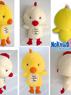 ตุ๊กตา กุ๊กไก่ ผ้าขนหนู เล็ก-11นิ้ว