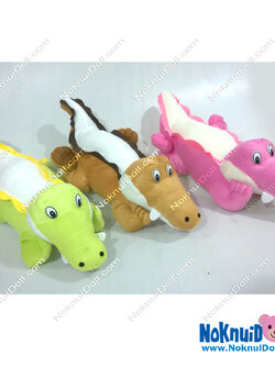 ตุ๊กตาจระเข้ ผ้า1C เล็ก-ความยาว20นิ้ว(จากหน้าไปหาง)