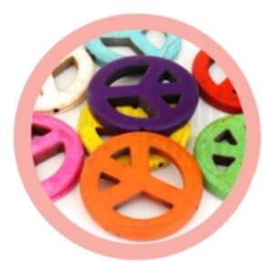 หินแฟนซี คละสี