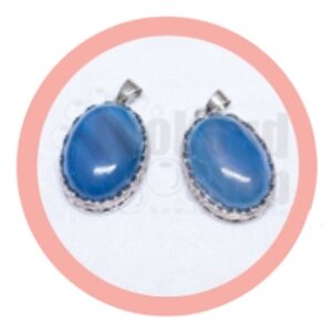 หินอาเกต สีน้ำเงิน