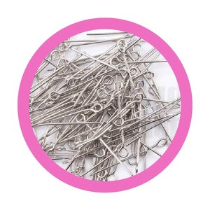 ตะปู เลข 9 สีโรเดียม