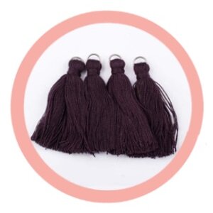 พู่สีน้ำตาล