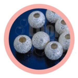 ลูกปัดเงินแท้