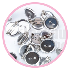 ฐานเข็มกลัด กลม