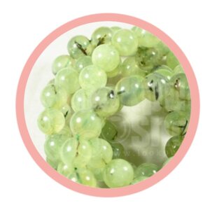 หินพรีไนท์ ไหมเขียว