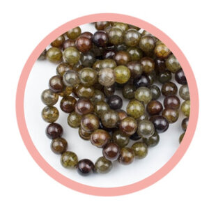 หินเกล็ดมังกร สีเขียว