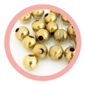 ลูกปัดทองเหลือง