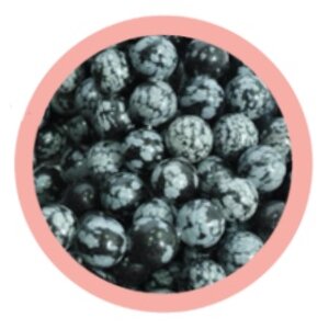 หิน สโนว์เฟล็ก ออบซิเดียน