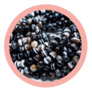 หินอาเกต สีดำ