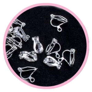 ตะขอต่างหู หนีบ