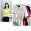 เสื้อแฟชั่น เสื้อทำงาน ผ้าฮานาโกะ สีขาว ดีไซน์สวยเรียบหรู สินค้าคุณภาพ ราคาไม่แพง