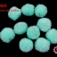 ปอมปอมไหมพรม สีเขียวพาสเทล 2ซม (10ชิ้น)