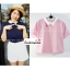เสื้อแฟชั่น เสื้อทำงาน ผ้าฮานาโกะ สีฟ้า พาสเทล สดใส คอปกเก๋ๆ แบบยอดนิยม สินค้าคุณภาพ ราคาไม่แพง