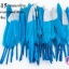 ขนนกก้าน สีฟ้าเข้ม ปลายกากเพชรสีเงิน (1ห่อ/50 ชิ้น)