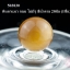 หินตาแมว กลม ไม่มีรู สีน้ำตาล 20มิล (1ชิ้น)