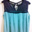 SALE//SALE (ส่งฟรี) เสื้อซีฟองแขนกุด สีเขียว จับจีบพลีทรอบตัว ช่วงไหล่ตัดแต่งด้วยผ้าแบบซีทรูมีกลิตเตอร์ น่ารักมากๆค่ะ มีกระดุมติดด้านหลัง