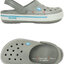 Crocband II.5 Clog - Light Grey / Electric Blue ของแท้ Outlet ไทยและอเมริกา
