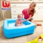 สระว่ายน้ำเป่าลม ทรงสีเหลี่ยม (อาบน้ำเด็ก) สีฟ้า ขอบ 2 ชั้น Baby Bath Tub ขนาด 86x86 ซม. ยี่ห้อ BestWAY