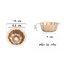 พิมพ์ Bundt ขนาด 4 นิ้ว (nonstick)