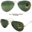RayBan - RB3026 L2846 Aviator Large Metal II Classic Gold Frame, 62 mm.