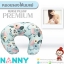หมอนรองให้นมแม่ Premium รุ่น ลายดอกไม้ NANNY แนนนี่ Nursing Pillow แบรนด์ NANNY