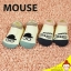 ถุงเท้าเด็กข้อสั้น Mouse ลายแว่น เหมาะสำหรับเด็ก 3 เดือน - 1 ปี