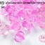 คริสตัลพลาสติก สีชมพู 8 มิล (1ขีด/100กรัม)