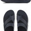 Fitflop Sling Perf Leather Backstrap Midnight Navy ของแท้ นำเข้าจาก USA และ UK