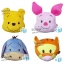 หมอนอิง หมีพู,พิกเลท,อียอร์,ทิกเกอร์ ผ้า1ซี ขนาด12"