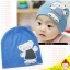 หมวกแร๊ป คุณหมี (สีฟ้า) หมวกเกาหลีเด็กน่ารักค่ะ