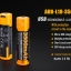 แบตลี่เธี่ยม FENIX 18650 3500MA ชาร์จ USB