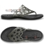 Women's Crocs Adrina Bubbles Flip Flop - Black/Black ของแท้ Outlet ไทยและอเมริกา