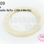 ห่วงพลาสติก สีครีม 38มิล (1ขีด/100กรัม)