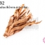 พู่ผ้าลาตินย้อม สีน้ำตาล-ขาว (1ชิ้น)