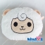 หมอนอิงตุ๊กตา หัว แกะ ผ้าขนหนู เล็ก-กว้าง16นิ้ว