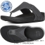 Fitflop Men's Trakk II Adjustable Pool Dark Shadow / Black ของแท้ นำเข้าจาก USA และ UK