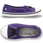 Crocs Kids Hover Skimmer Girl Metallic - Ultraviolet ของแท้ Outlet ไทยและอเมริกา