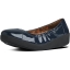 Fitflop F-Pop Ballerina Patent Supernavy ของแท้ นำเข้าจาก USA และ UK