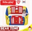 คอกกั้นเด็ก EDU PLAY จากเกาหลี รุ่น Baby Bear Zone แบบที่ 2 - สีแดง-น้ำเงิน-เหลือง (ขนาด 116*116*60 ซม.) EDUPLAY