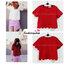 เสื้อแฟชั่น สีแดง ผ้าฮานาโกะ ทรงสวย แบบน่ารักๆ เป็นหยักๆช่วงเอวและแขน เนื้อผ้านิ่ม อยู่ทรง ไม่ยับง่าย ใส่สบาย สินค้าคุณภาพ ราคาไม่แพง สำเนา