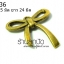 จี้ทองเหลืองโบว์แบบโปร่ง ขนาด 25 มิล ยาว 24 มิลราคา 10 บาท