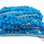 ปอมเส้นยาว แถบลายคลื่น สีฟ้าเข้ม กว้าง 4.5ซม(1พับ/18หลา)